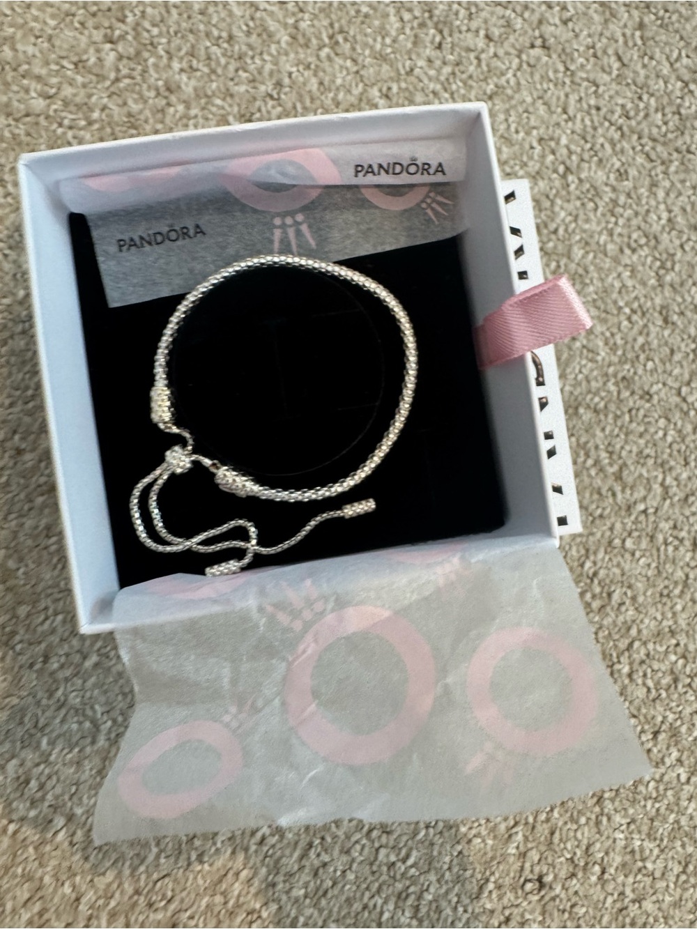 Pandora Adjustable Studded Chain Bracelet - Picture 3 of 7